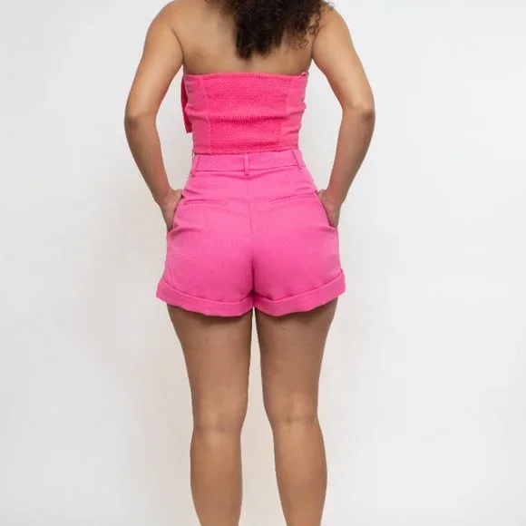 Glam Mila Tailored Shorts - Picture 3 of 4